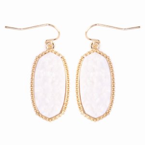 Dobbi E-1549GDWT Druzy Small Drop Dangling Earrings ( Variety Of Color