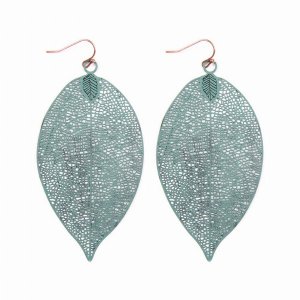 Dobbi E1423PAT Fine Filigree Leaves Earrings ( Variety Colors Availabl