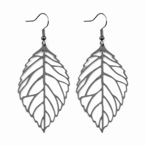 Dobbi Leaf-HDE2322H Filigree Leaf Cast Hook Earrings ( Variety Colors 