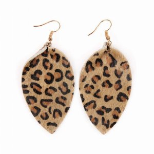 Dobbi HDE2206LBR Leather Drop Dangle Earrings ( Variety Of Colors Avai