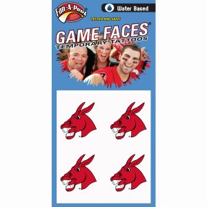 Innovative CB140R CENTRAL MISSOURI Fan-a-peel  Gamesfaces Water Tattoo