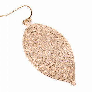 Dobbi E1806GD Leaf Filigree Earrings ( Variety Colors Available ) By  