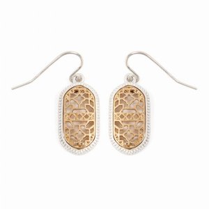 Dobbi VE2464WSWG Filigree Oval Drop Dangle Earrings ( Variety Of Color