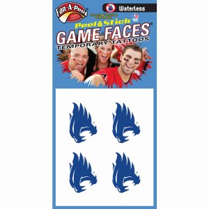 Innovative WCS49R KENTUCKY Waterless Peel  Stick Temporary Tattoos Fan