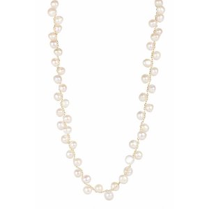 Saachiwholesale 612385 Ladder Long Pearl Necklace (pack Of 1)