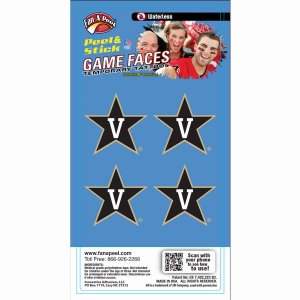 Innovative WC74R VANDERBILT Waterless Peel  Stick Temporary Tattoos Fa