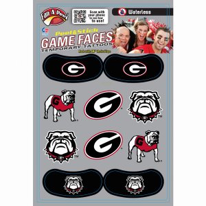 Innovative CPS15R GEORGIA Waterless Peel  Stick Temporary Tattoos Fan-