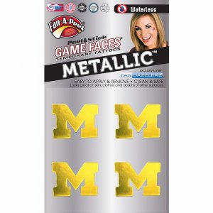 Innovative MTL34R MICHIGAN Metallic Peel  Stick Fan-a-peel  Gamesfaces