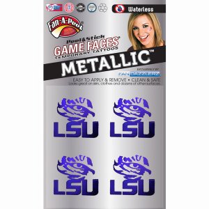 Innovative MTL50R LSU Metallic Peel  Stick Fan-a-peel  Gamesfaces (pac