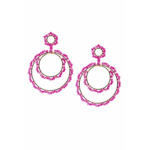 Saachiwholesale 612529 Paradise Hoop Earring (pack Of 1)