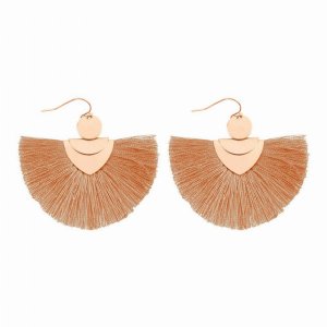 Dobbi ME-4200BR Tassel Hook Earrings ( Variety Of Colors Available ) B