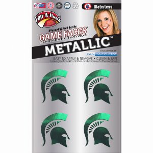 Innovative MTL80R MICHIGAN STATE Metallic Peel  Stick Fan-a-peel  Game