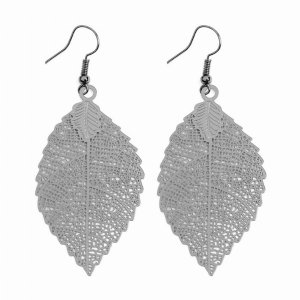 Dobbi Leaf-HDE2317H Filigree Leaf Cast Hook Earrings ( Variety Colors 