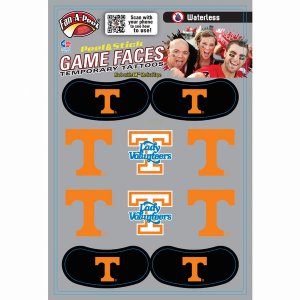 Innovative CPS67R TENNESSEE Waterless Peel  Stick Temporary Tattoos Fa