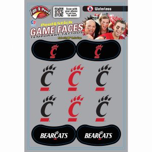 Innovative CPS133 CINCINNATI Waterless Peel  Stick Temporary Tattoos F