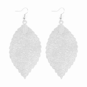 Dobbi HDE2320R Fine Filigree Leaf Hook Earrings ( Variety Colors Avail