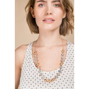 Saachiwholesale 612747 Olivine Long Necklace (pack Of 1)