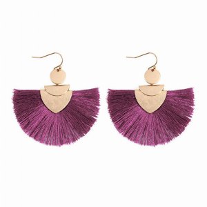 Dobbi ME-4200PU Tassel Hook Earrings ( Variety Of Colors Available ) B