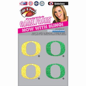 Innovative DZC62R OREGON Waterless Peel  Stick Temporary Tattoos Fan-a