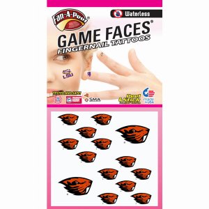 Innovative FN185R OREGON STATE Waterless Peel  Stick Fingernail Fan-a-