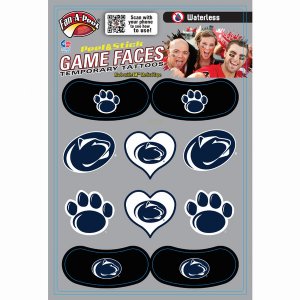 Innovative CPS36R PENN STATE Waterless Peel  Stick Temporary Tattoos F