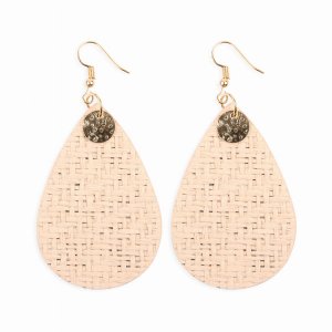 Dobbi HDE2621LPK Weaved Fiber Teardrop Drop Dangle Earrings ( Variety 