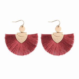 Dobbi ME-4200MV Tassel Hook Earrings ( Variety Of Colors Available ) B