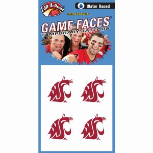 Innovative C27R WASHINGTON STATE Fan-a-peel  Gamesfaces Water Tattoos 