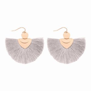 Dobbi ME-4200LGY Tassel Hook Earrings ( Variety Of Colors Available ) 