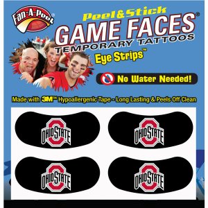 Innovative ES19R OHIO STATE Black Eye Strips Fan-a-peel  Gamesfaces (p