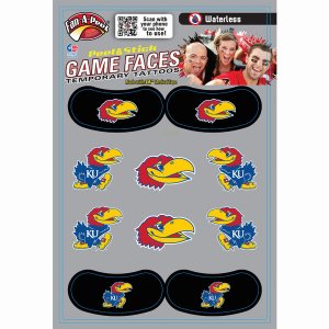 Innovative CPS16R KANSAS Waterless Peel  Stick Temporary Tattoos Fan-a