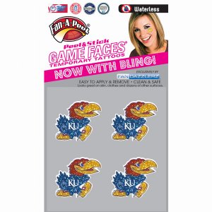 Innovative DZC16R KANSAS Waterless Peel  Stick Temporary Tattoos Fan-a