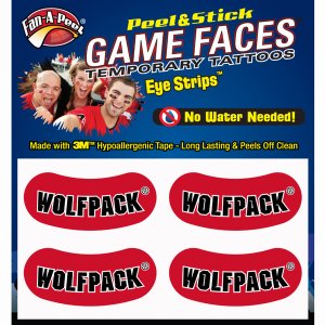 Innovative ES58R NORTH CAROLINA STATE Black Eye Strips Fan-a-peel  Gam