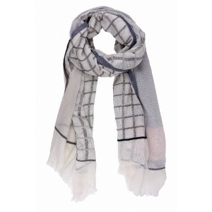 Saachiwholesale 131110 Mesa Checkered Print Scarf (pack Of 1)