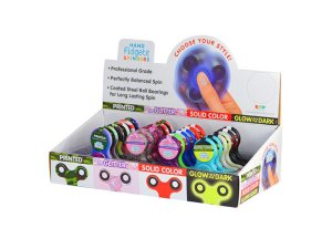 Bulk AF901 Hands Fidgetz Spinner In Assorted Colors Amp; Designs In Pd