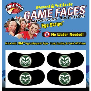 Innovative ES168R COLORADO STATE Black Eye Strips Fan-a-peel  Gamesfac