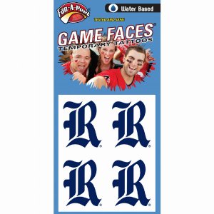 Innovative CF137R RICE Fan-a-peel  Gamesfaces Water Tattoos (pack Of 5