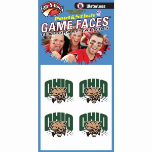 Innovative WCB181R OHIO UNIVERSITY Waterless Peel  Stick Temporary Tat