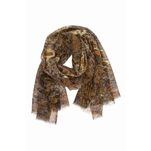 Saachiwholesale 152921 Leo Multi Color Scarf (pack Of 1)