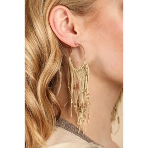 Saachiwholesale 614160 Night Out Fringed Earring (pack Of 1)