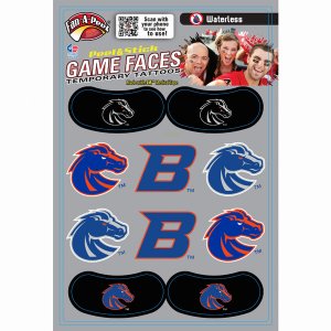 Innovative CPS114R BOISE STATE Waterless Peel  Stick Temporary Tattoos