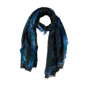 Saachiwholesale 120070 Midnight Waves Scarf (pack Of 1)