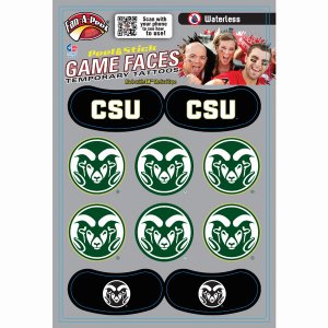 Innovative CPS168R COLORADO STATE Waterless Peel  Stick Temporary Tatt