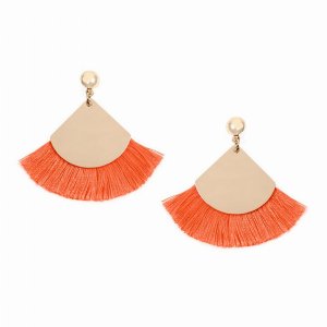 Dobbi SE6813NOR Fan Shape Tassel Post Drop Dangle Earrings ( Variety O