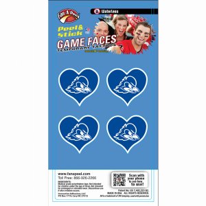 Innovative WCHRT171R DELAWARE Waterless Peel  Stick Temporary Tattoos 