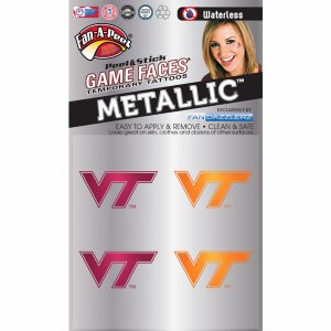 Innovative MTL76R VIRGINIA TECH Metallic Peel  Stick Fan-a-peel  Games