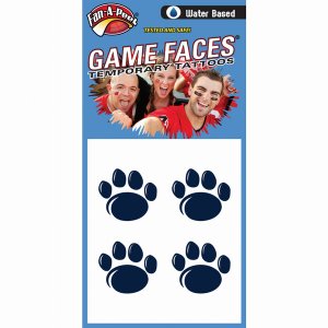 Innovative CF36R PENN STATE Fan-a-peel  Gamesfaces Water Tattoos (pack