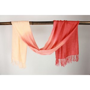 Saachiwholesale 117212 Ombre Two Tone Scarf (pack Of 1)