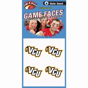 Innovative CB331R VIRGINIA COMMONWEALTH Fan-a-peel  Gamesfaces Water T