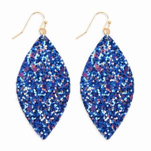 Dobbi HDE2561SP Sequin Marquise Metal Drop Dangling Earrings ( Variety